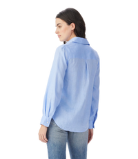 Olney Linen Shirt - Light Blue