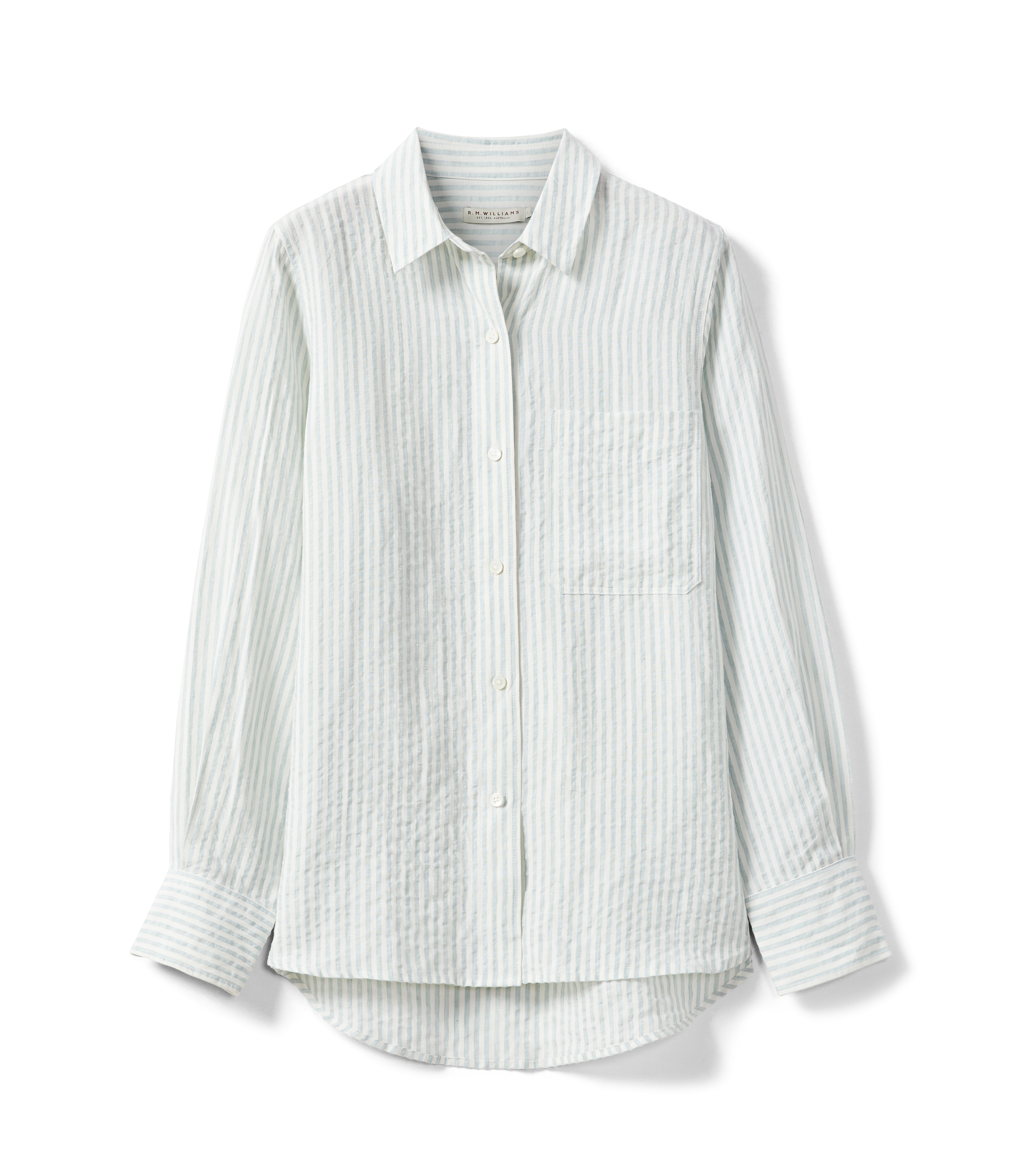 Crispin LS Shirt - Blue White