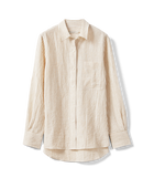 Crispin LS Shirt - Sepia Tint/White
