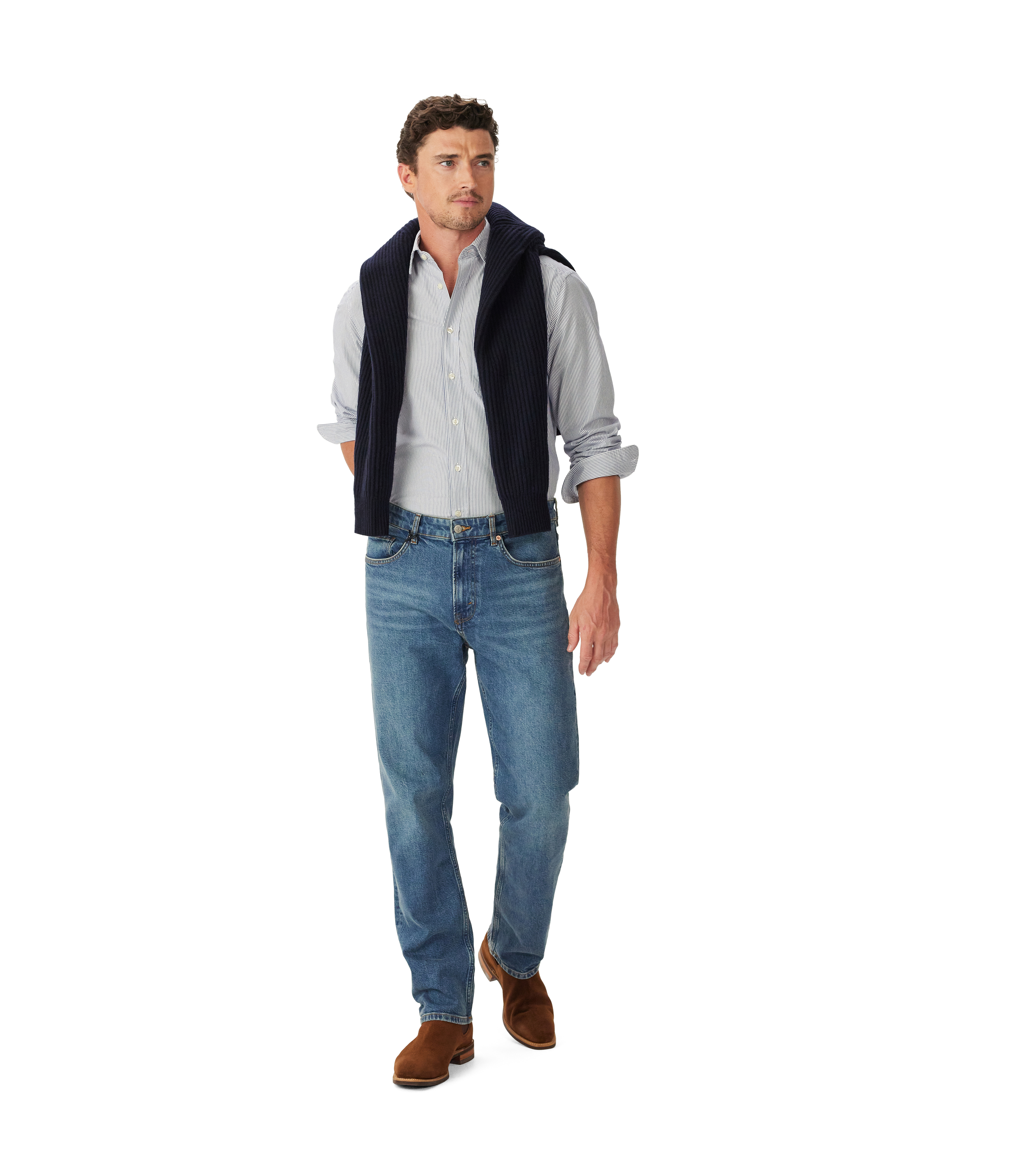 Ingham Poplin Stripe Shirt