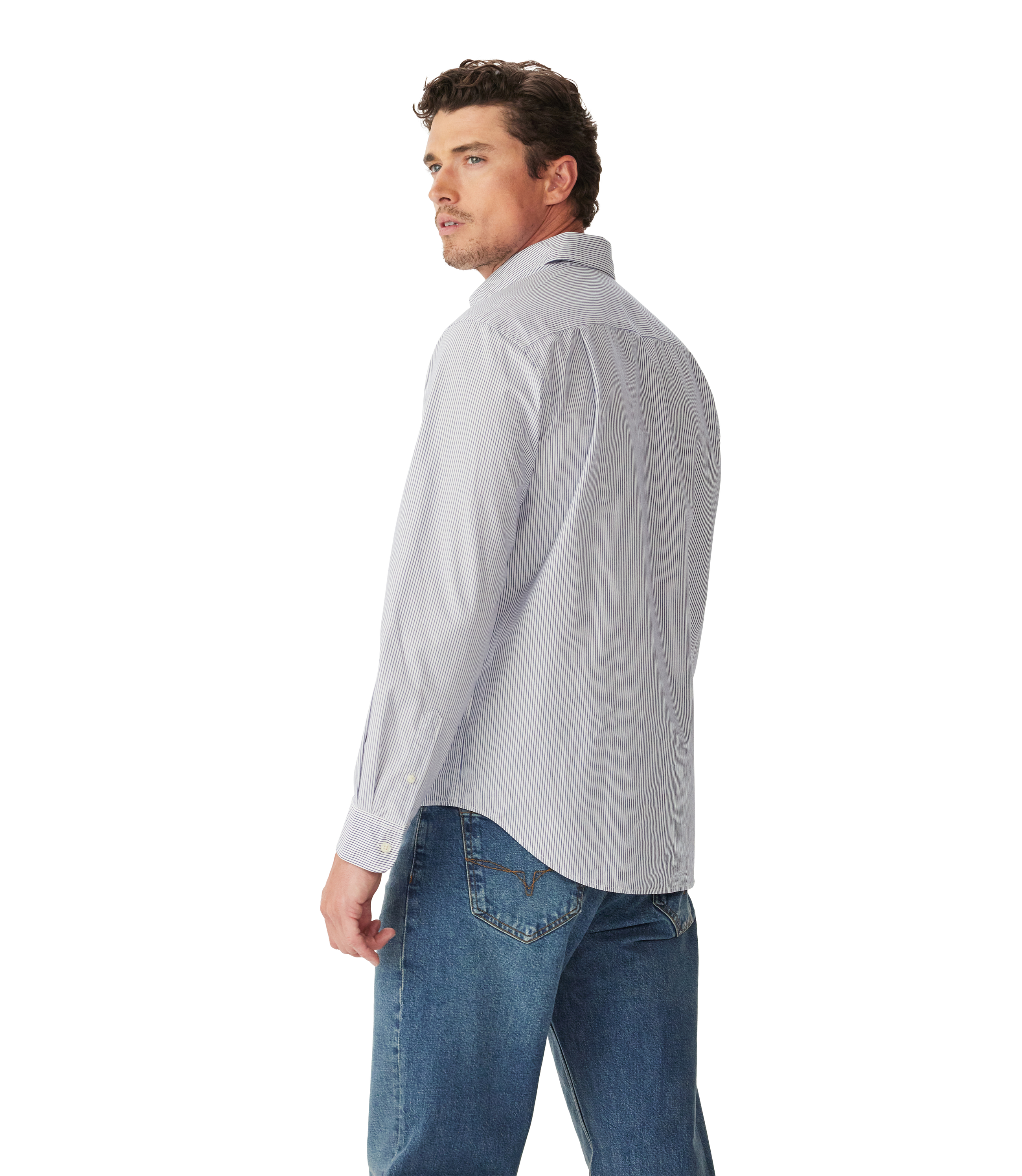 Ingham Poplin Stripe Shirt
