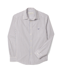 Newland Poplin Check Shirt - Moss