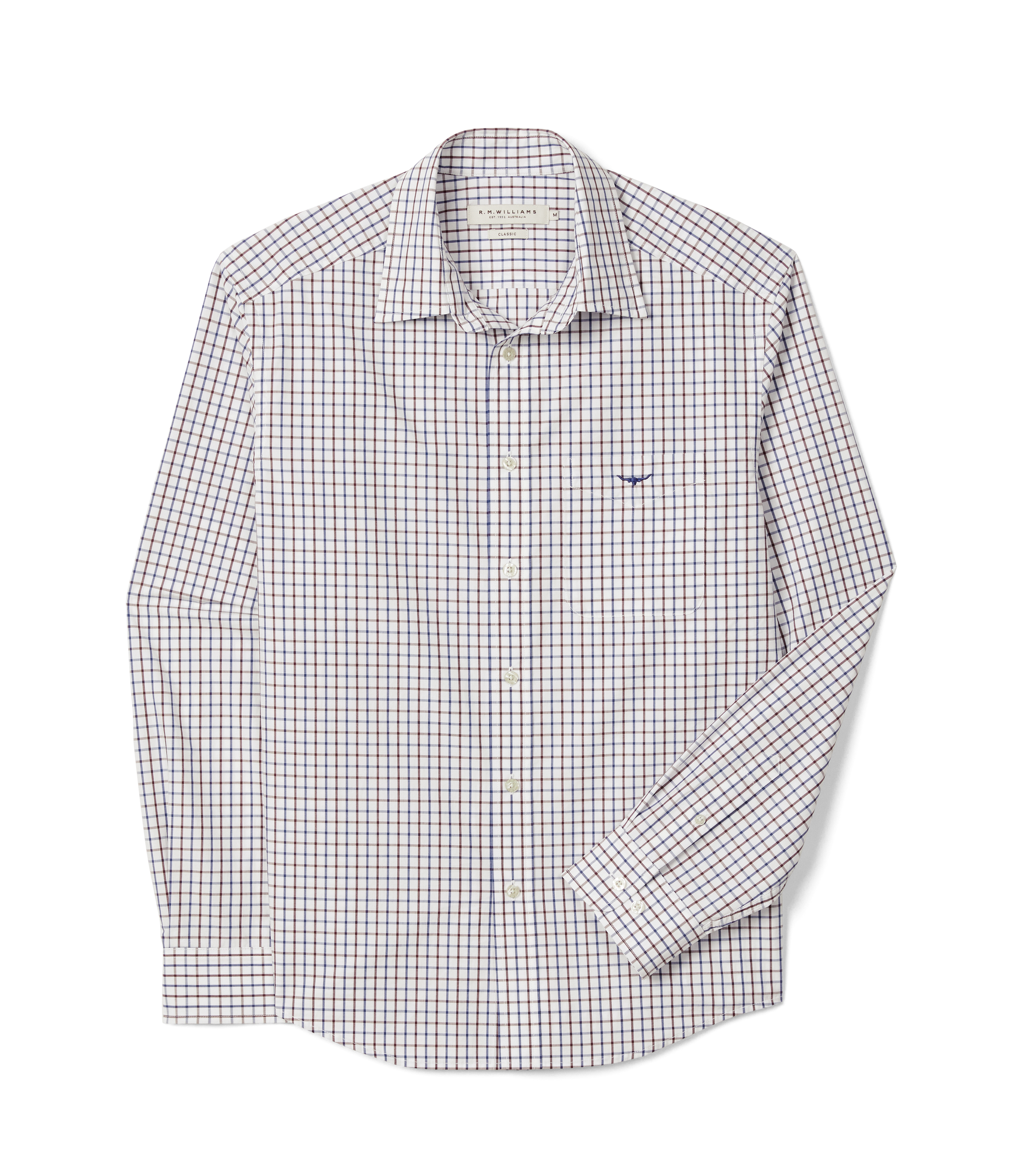 Newland Poplin Check Shirt - Moss