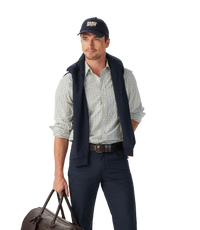 Newland Poplin Check Shirt - Moss