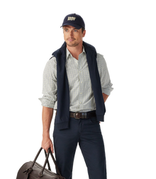 Newland Poplin Check Shirt - Moss