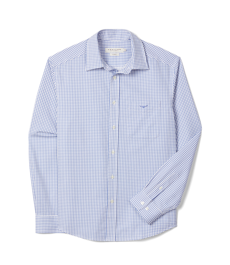Kerrabee Twill Check Shirt - Brown White