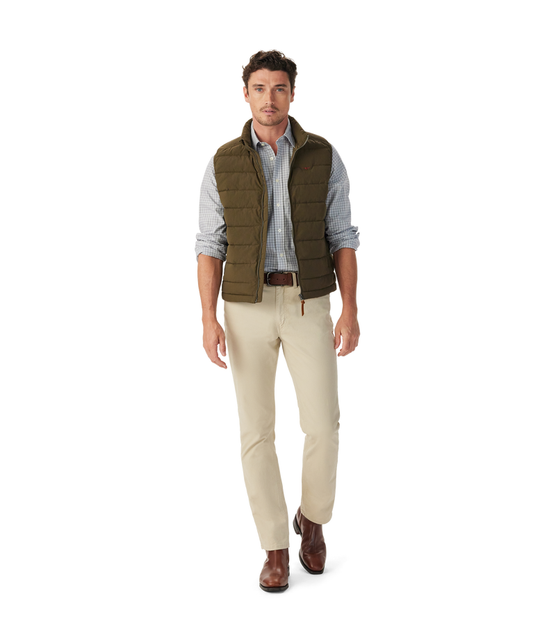 Kerrabee Twill Check Shirt - Brown White