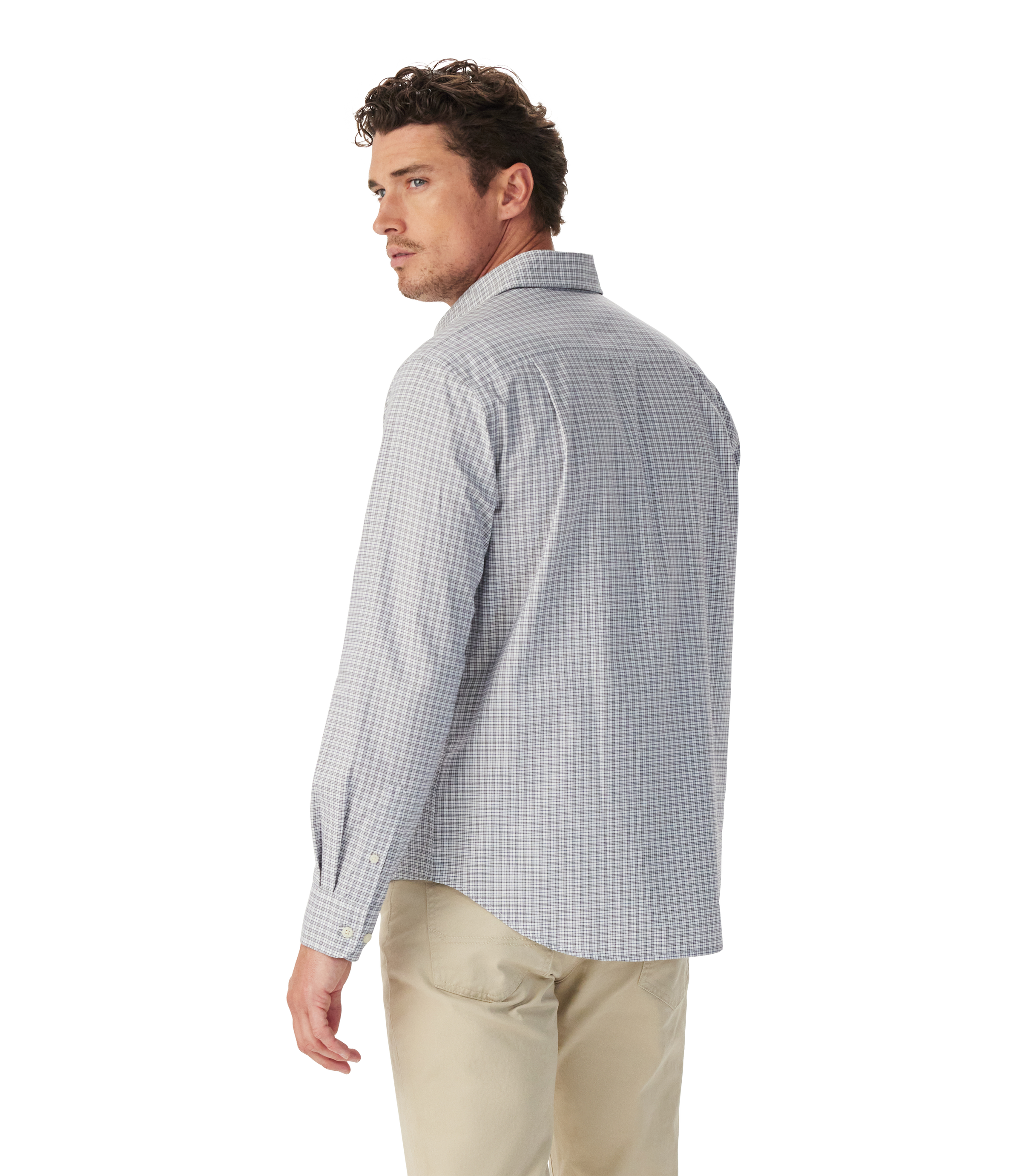 Kerrabee Twill Check Shirt - Brown White