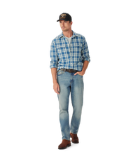 Flinton Check Shirt - Sky