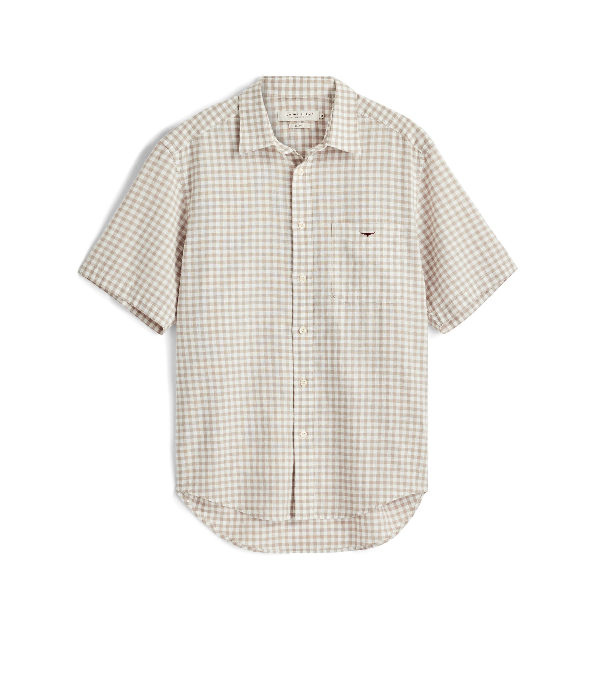 Johnson check short sleeve shirt