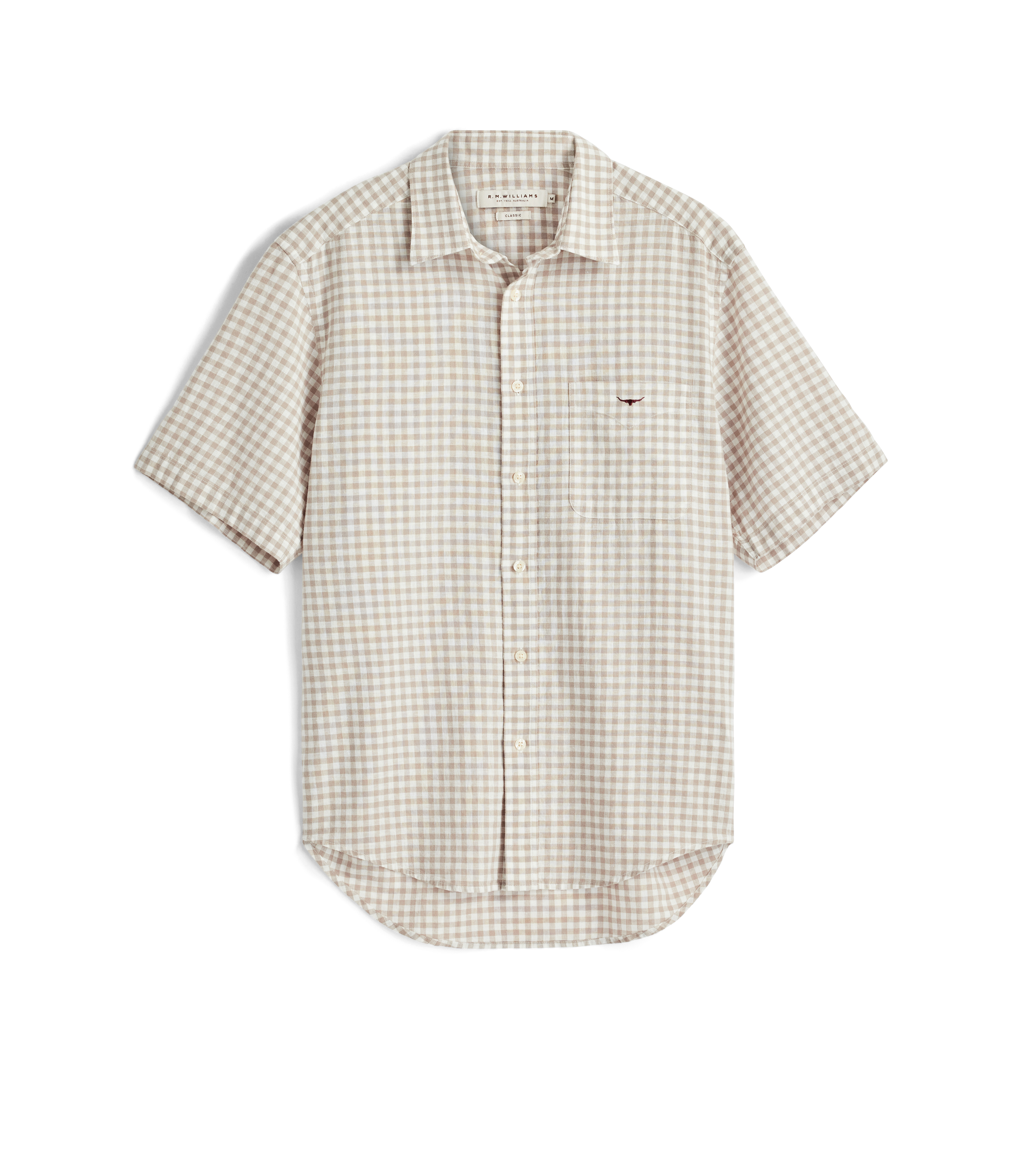 Johnson check short sleeve shirt
