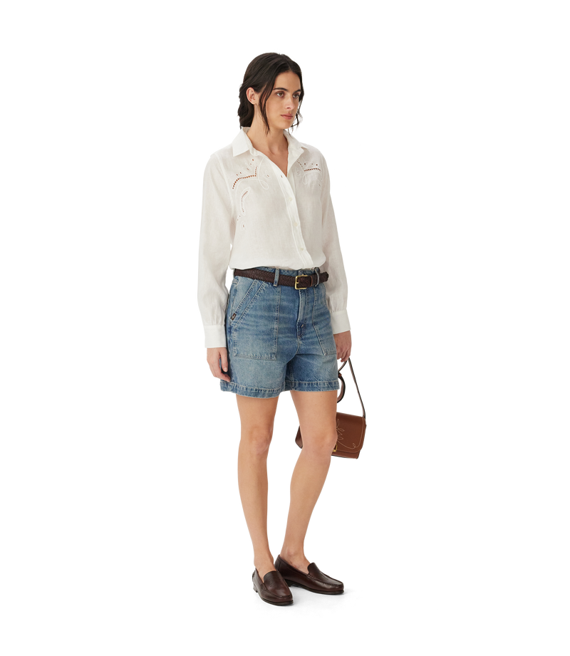 Lawrie Linen Shirt - White