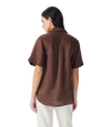 Crispin SS Linen Shirt - Cocoa