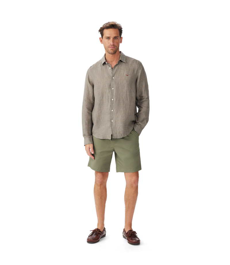 Newman Long Sleeve Classic Linen Shirt