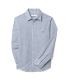 Augusta Classic Poplin Shirt - White Blue