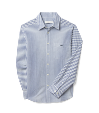 Augusta Classic Poplin Shirt - White Blue