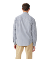Augusta Classic Poplin Shirt - White Blue