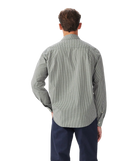 Quinn Poplin Shirt - Navy Green