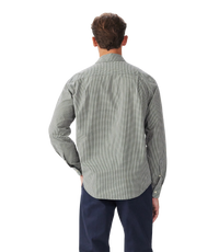 Quinn Poplin Shirt - Navy Green
