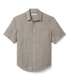 Newman Linen SS Shirt - Fatigue
