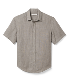 Newman Linen SS Shirt - Fatigue