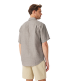 Newman Linen SS Shirt - Fatigue