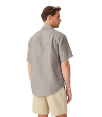 Newman Linen SS Shirt - Fatigue
