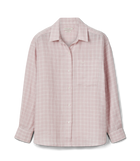 Hopeland Linen Check Shirt - Ice Pink