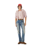 Hopeland Linen Check Shirt - Ice Pink