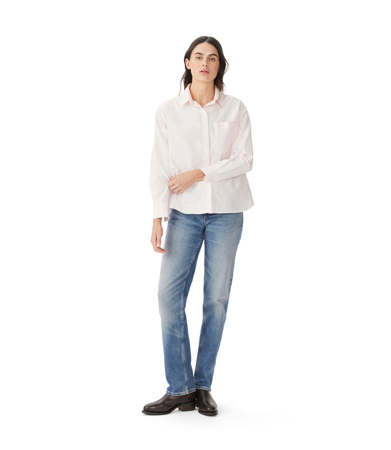 Hopeland Oxford Shirt - Pink White