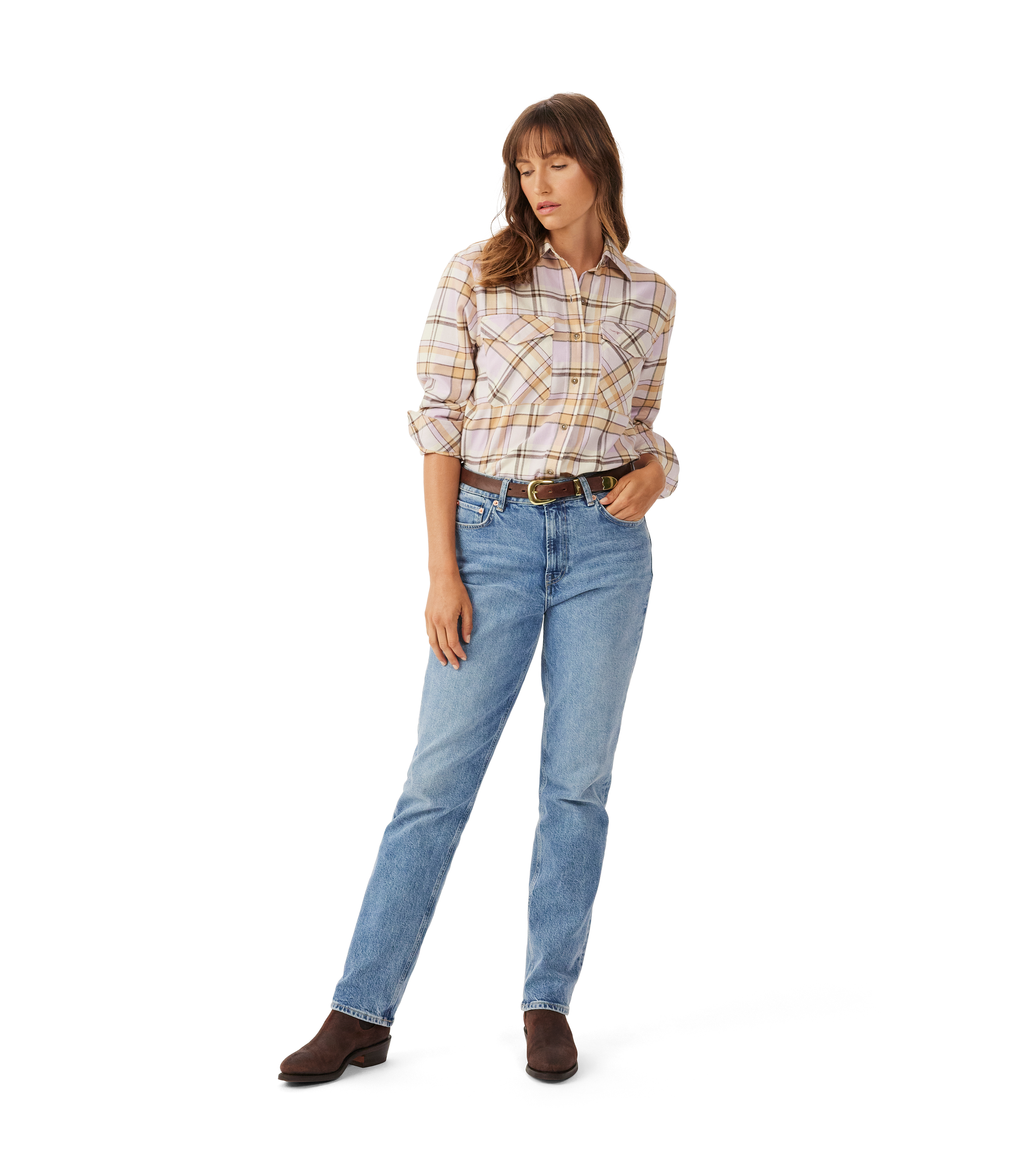 Anna Check Flannel Shirt