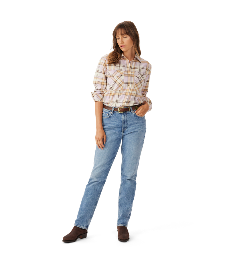 Anna Check Flannel Shirt