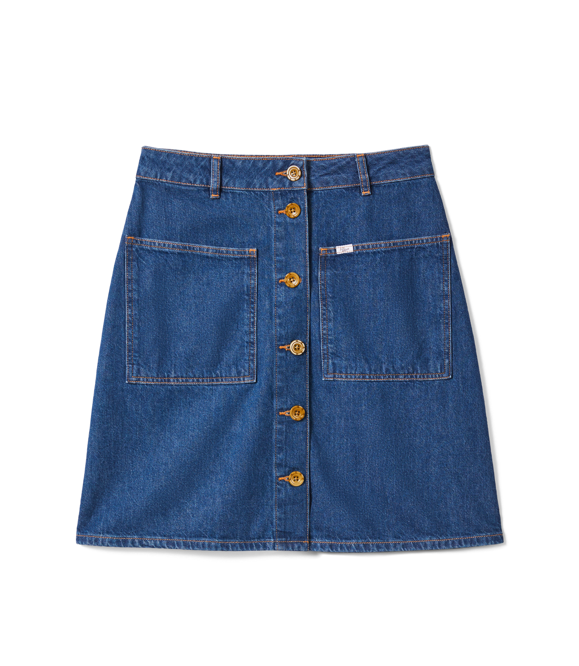 Waltham Denim Skirt - Indigo Wash