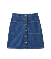 Waltham Denim Skirt - Indigo Wash