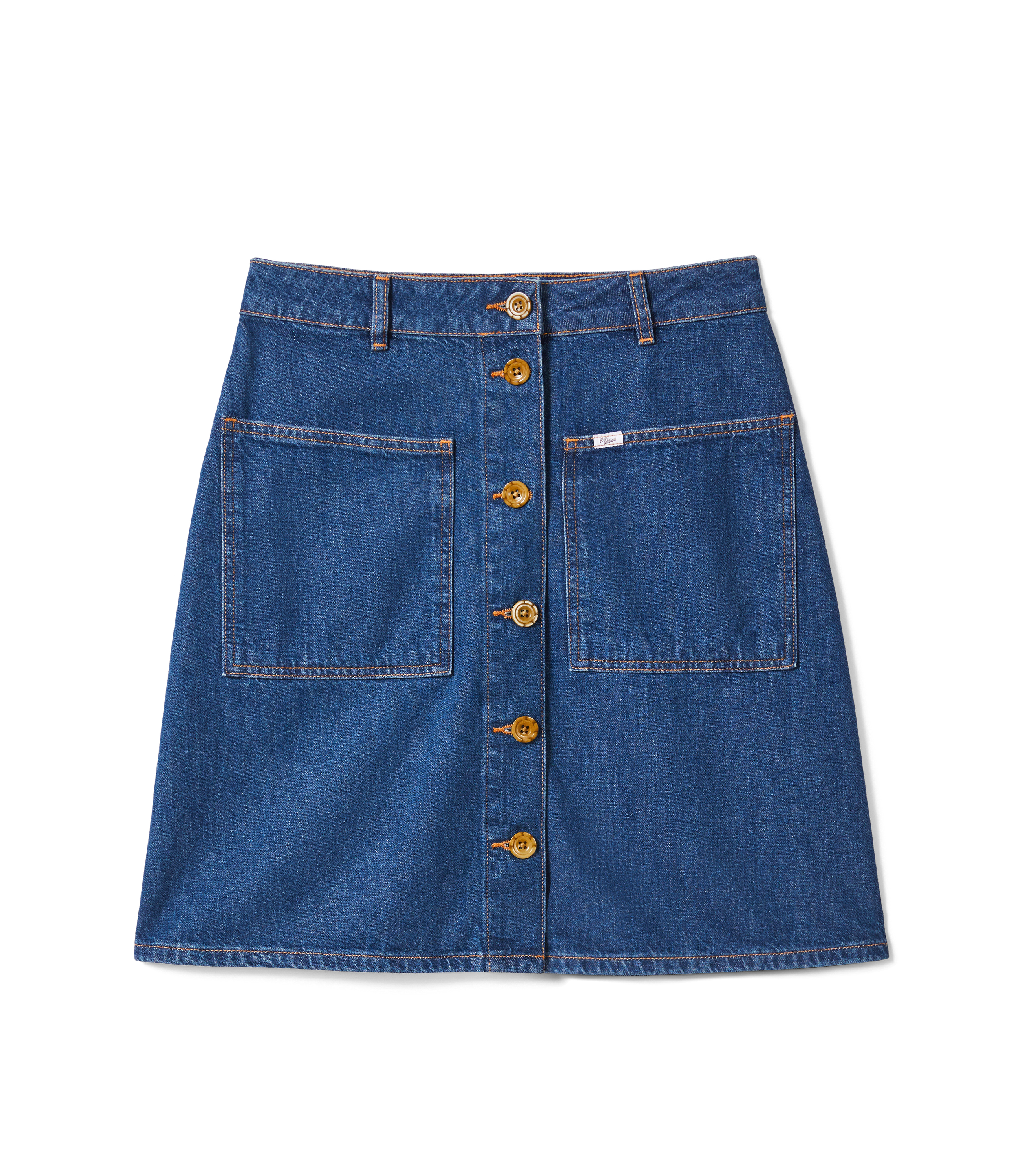 Waltham Denim Skirt - Indigo Wash