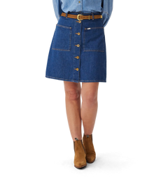 Waltham Denim Skirt - Indigo Wash