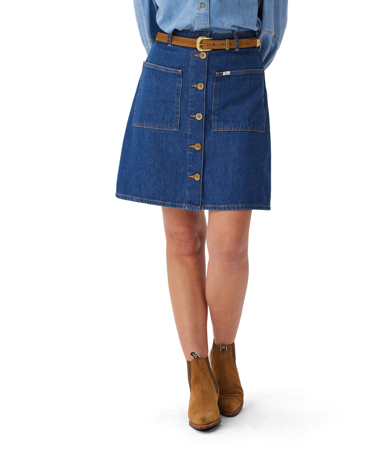 Waltham Denim Skirt