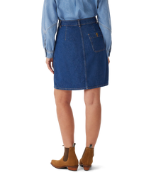 Waltham Denim Skirt - Indigo Wash