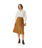 Keirle Twill Wrap Skirt