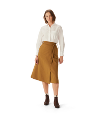Keirle Twill Wrap Skirt