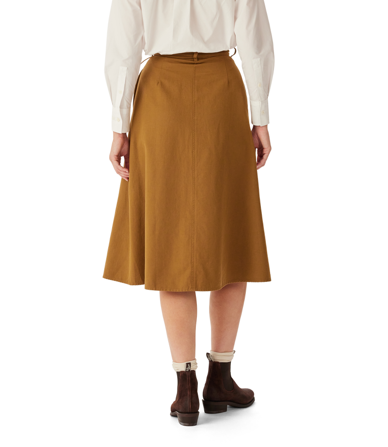 Keirle Twill Wrap Skirt