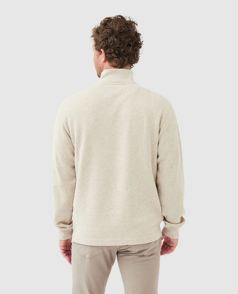 Alton Ave 1/4 Zip Sweatshirt - Camel