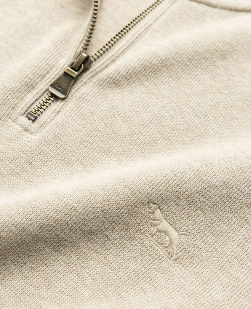Rodd & Gunn Alton Ave 1/4 Zip Sweatshirt - Camel