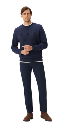 Stencil Crewneck Sweatshirt - Midnight