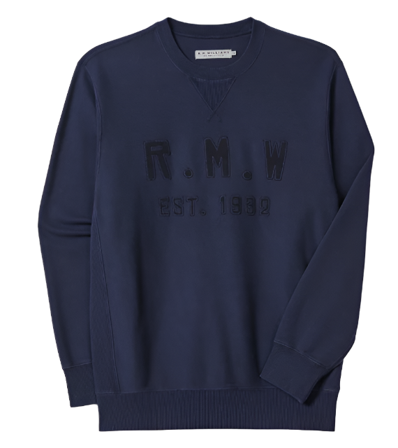 Stencil Crewneck Sweatshirt - Midnight