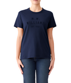 Stencil Tee - Navy Sand