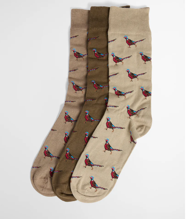 Barbour Pheasant Socks Gift Box