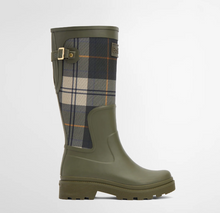 Barbour Dena Tall Welly - Olive/Ancient Tartan