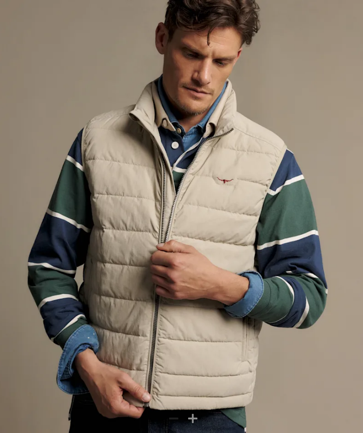 Rydal Padded Vest - Almond