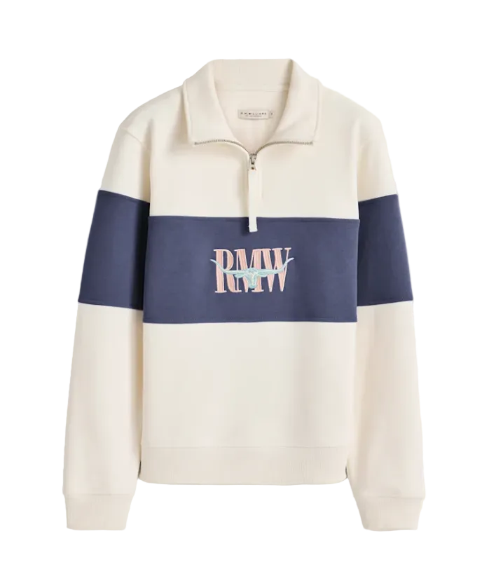 Trickett Panel Sweatshirt - Ivory